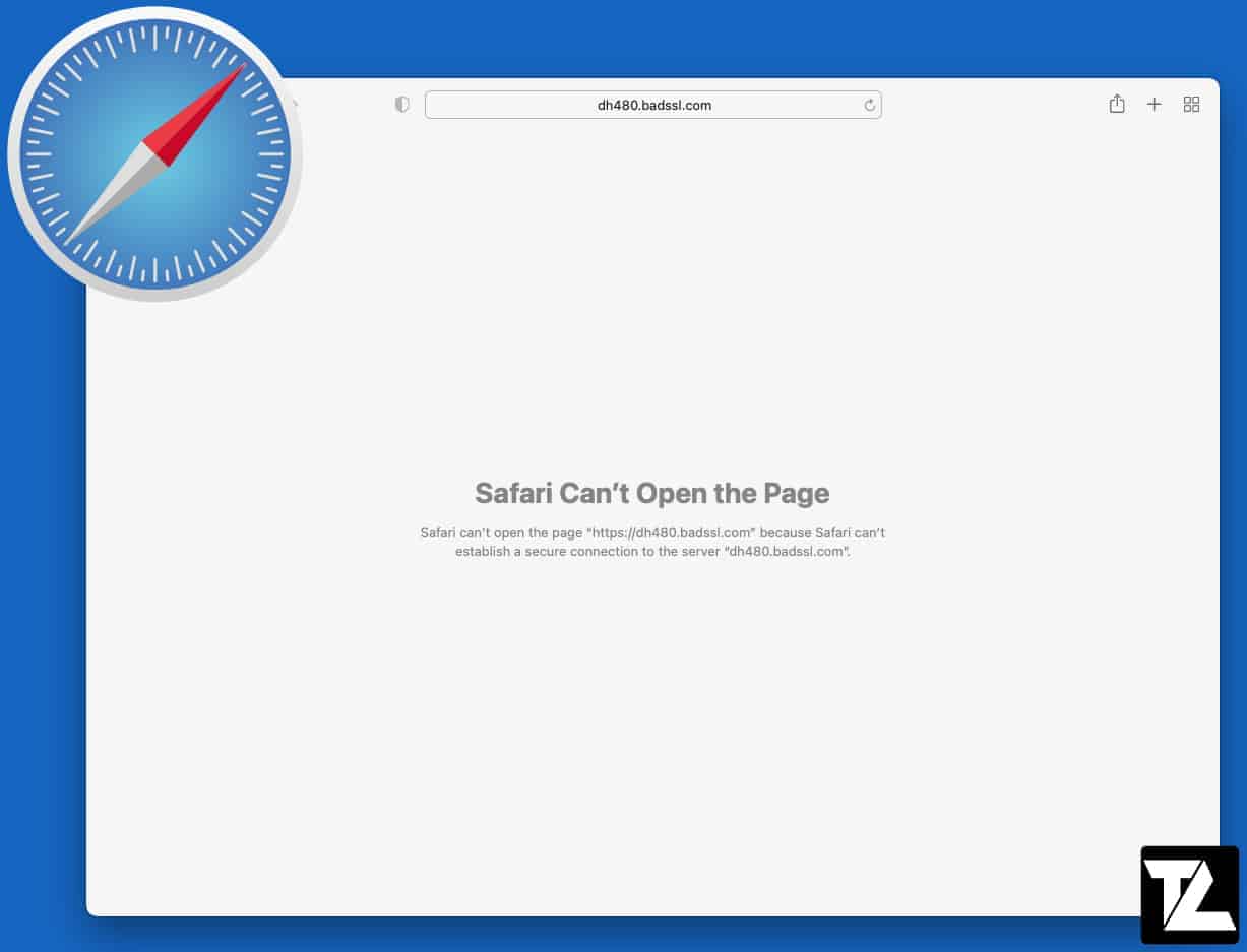 secure connection to server safari